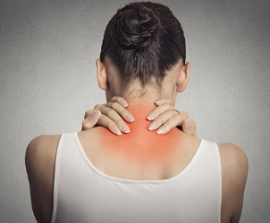 Woman With Neck Pain - Benefits Of Massage In York
