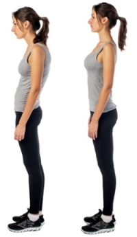 Woman With Postural Analysis Posture Change - Massage In York