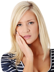Woman With TMJ Jaw Pain Massage In York