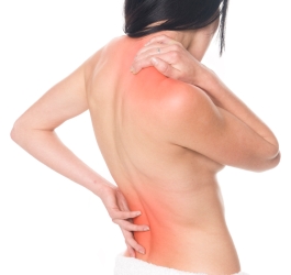 Woman Needing Pain Relief Massage In York